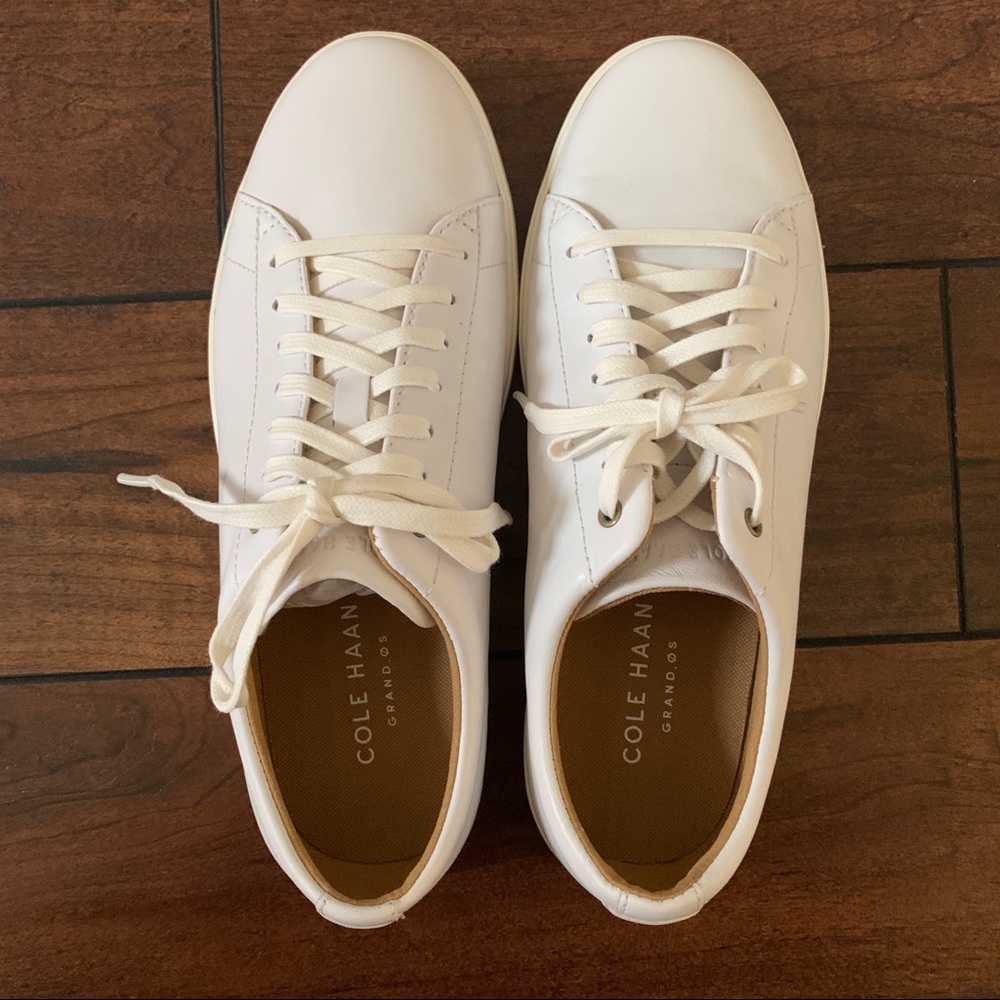 Cole Haan Grand Crosscourt II White Sneakers